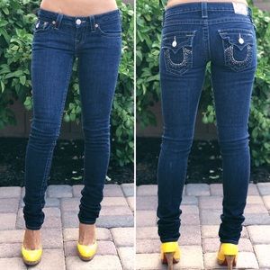 TRUE RELIGION Straight SKINNY Jeans size 26